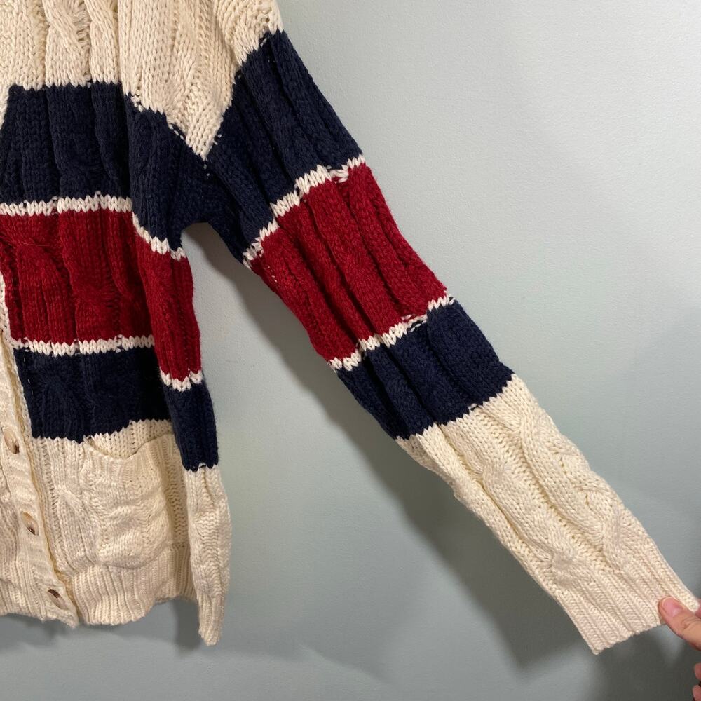 Edikted Women Cream Tinsley Oversized Cable Knit Cardigan Size XS/S NWT - Picture 7 of 9